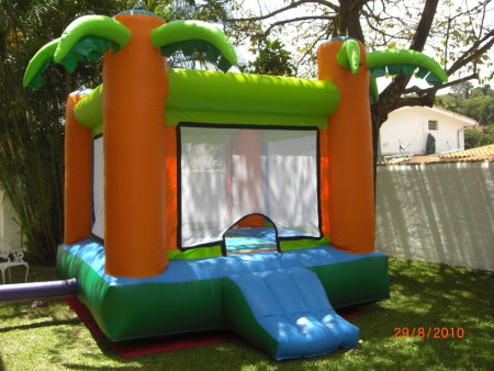 Inflable con Palmeras 3x3. Bs.3500